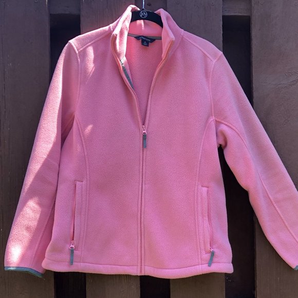 Lands' End Jackets & Blazers - 🌟 4 for $16! 
Land's End Pink Fleece Jacket, size M